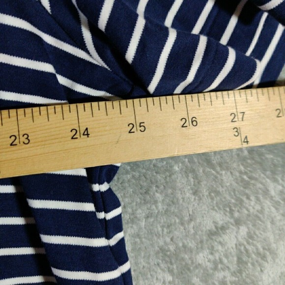 Polo Ralph Lauren Mens XXL Blue White Striped White Pony Preppy Classic Casual - Picture 7 of 8